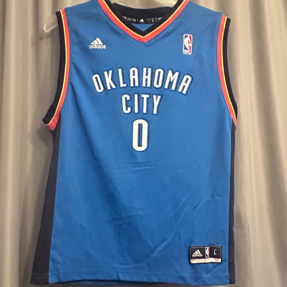 Adidas Thunder Russell Westbrook jersey EUC 34